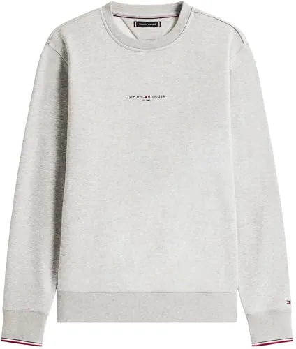 Tommy Hilfiger Tipped felpa girocollo uomo cotone
