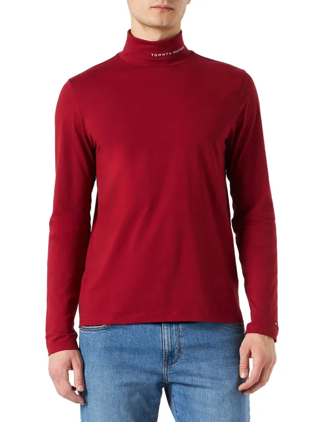 Tommy Hilfiger MW0MW28787 maglietta uomo maniche lunghe logo