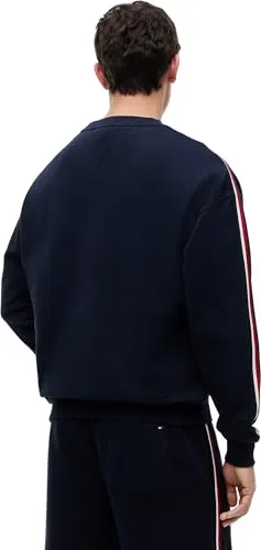 Tommy Hilfiger UM0UM03943 felpa track top uomo L blu