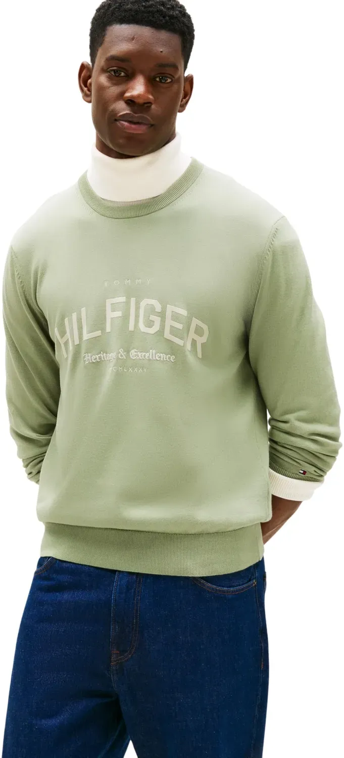Tommy Hilfiger Brand Identity MW0MW40851 felpa Desert Sky