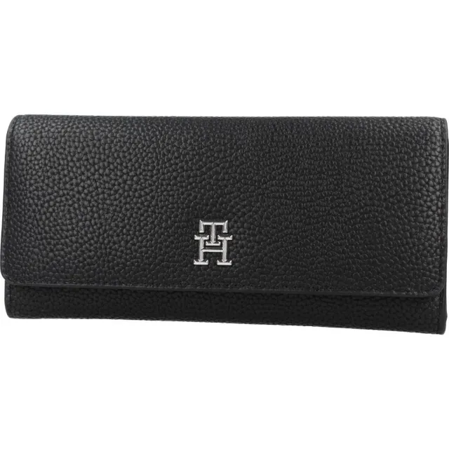 Tommy Hilfiger TH Emblem portafoglio donna flap sostenibile