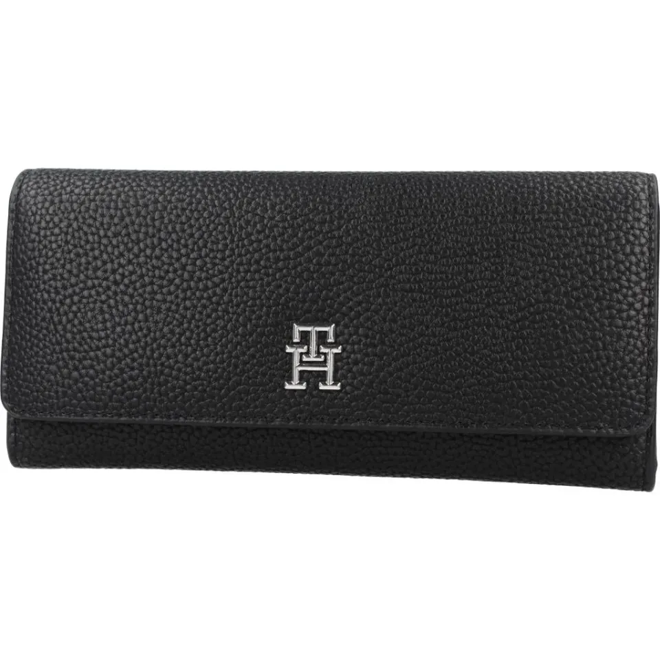 Tommy Hilfiger TH Emblem portafoglio donna flap sostenibile