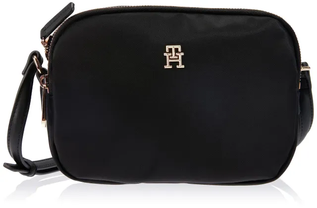 Tommy Poppy Crossover Borsa a Tracolla Donna Nero
