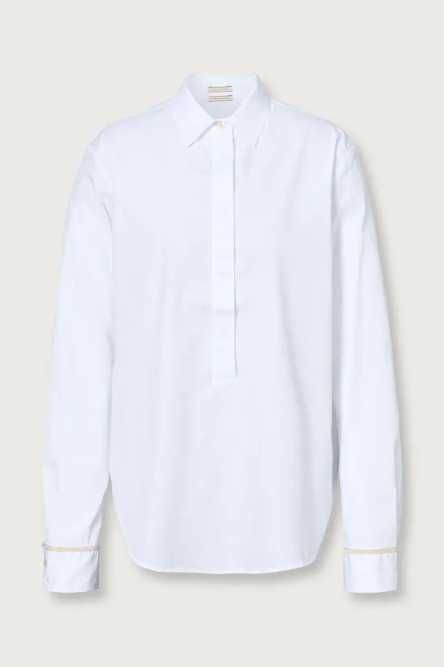 Massimo Alba Marysol camicia donna bianco cotone