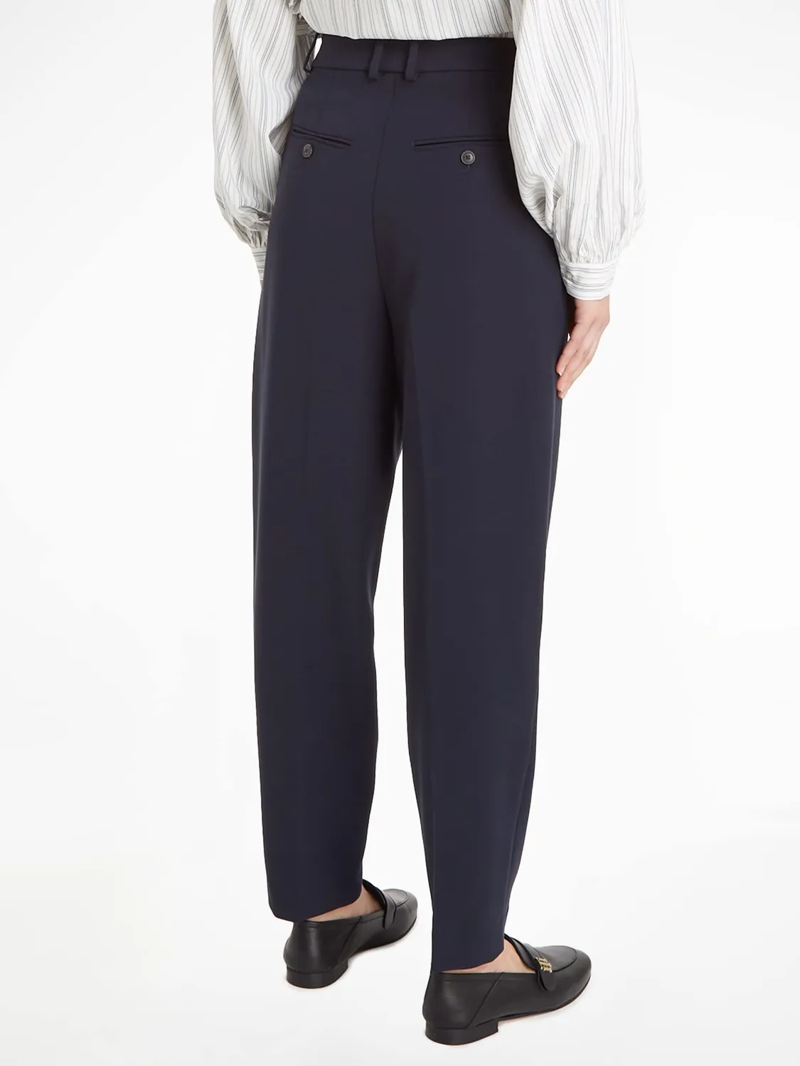 Tommy Hilfiger pantaloni tessuto donna vestibilità classica