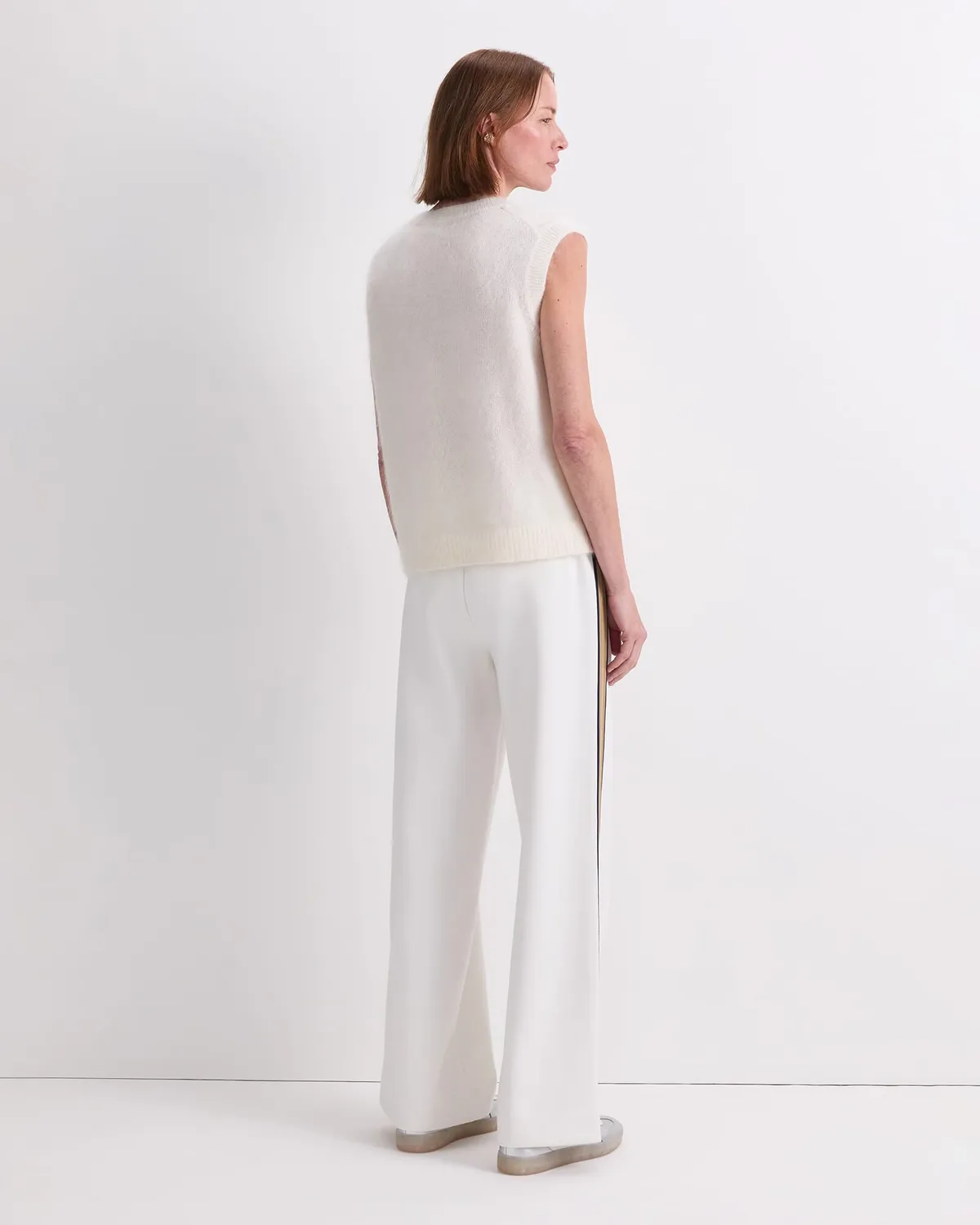 Sportscraft Tatiana gilet mohair trecce donna con bottoni