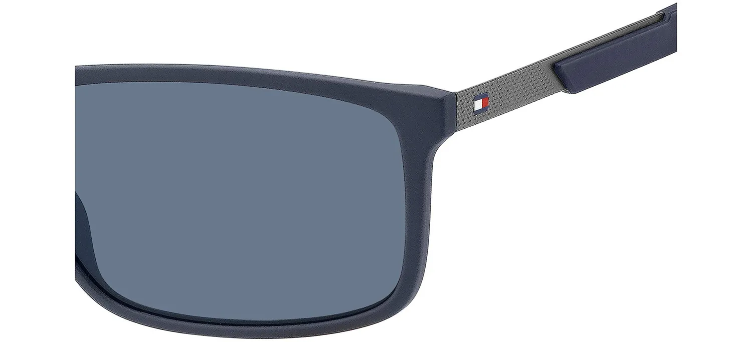 Tommy Hilfiger Occhiali da Sole Uomo blu Mtbl Blue sportivi