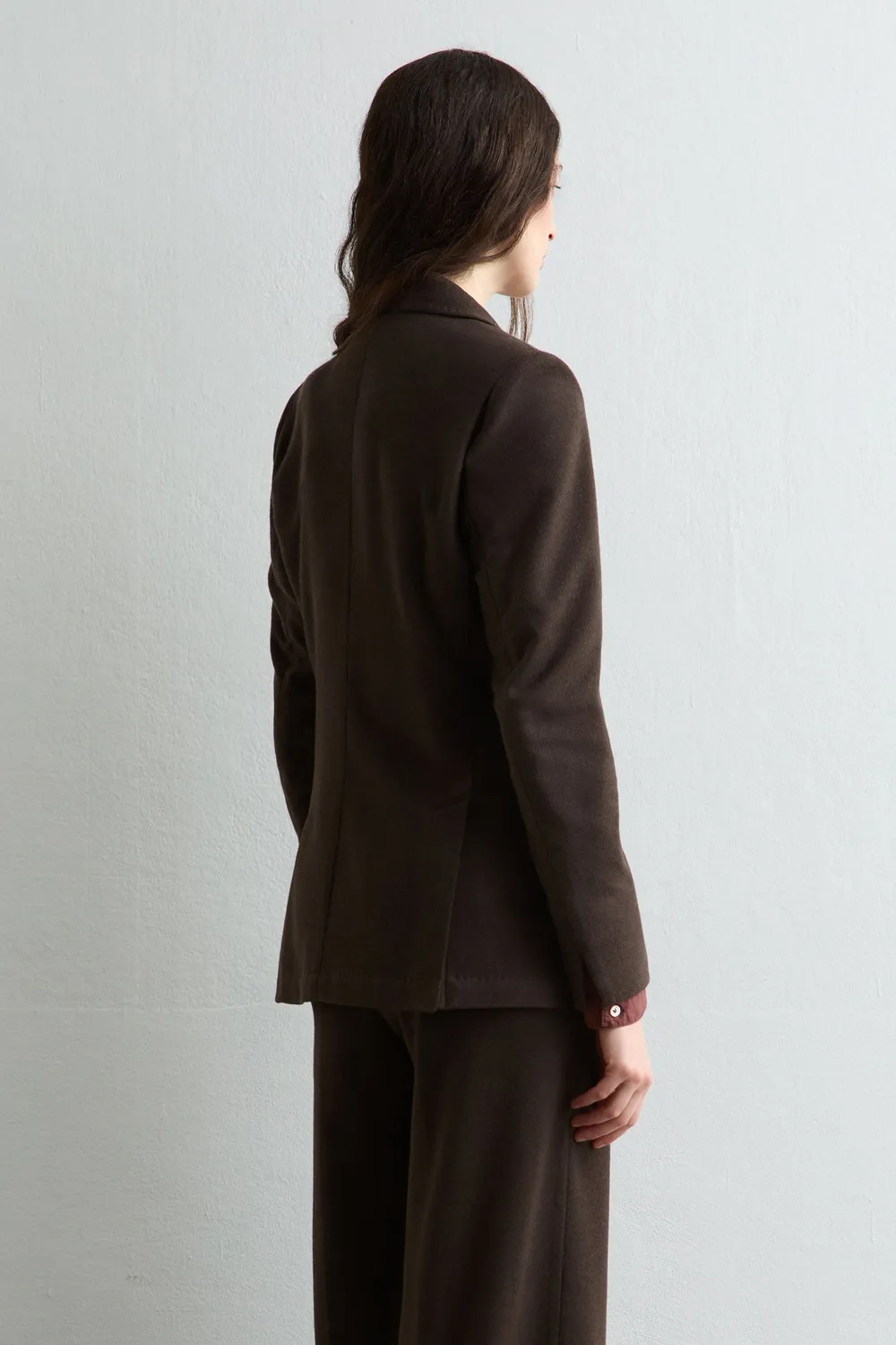 Massimo Alba Carlotta2 giacca marrone lana cashmere