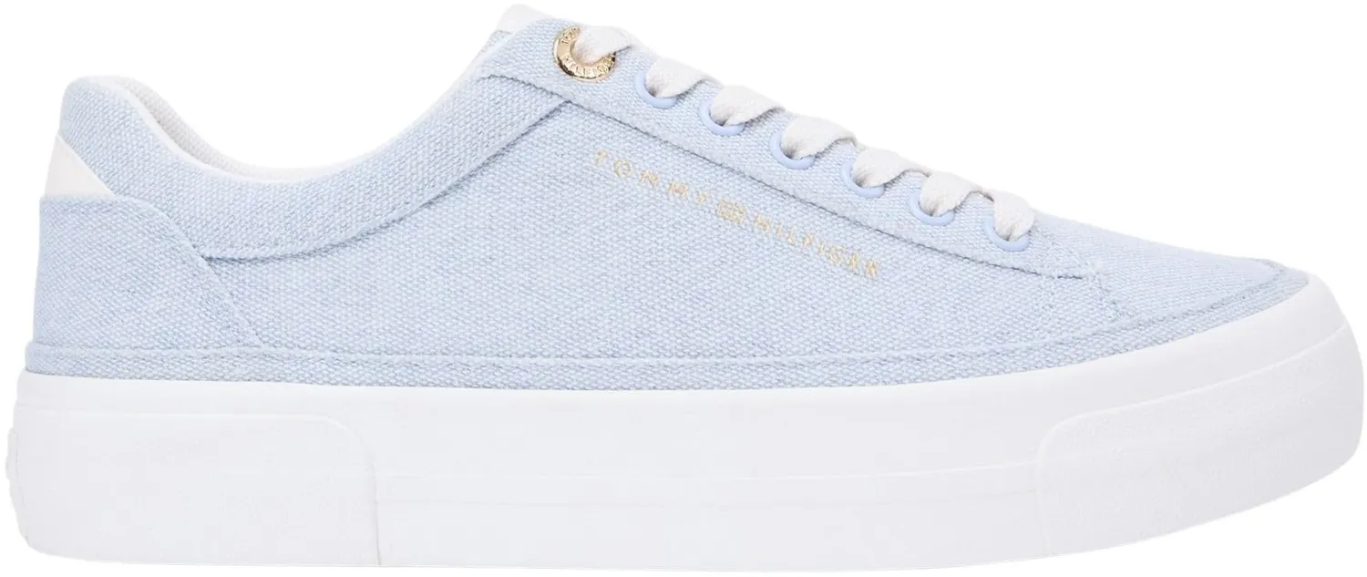Tommy Hilfiger Foxing Platform sneakers basse tela blu 39