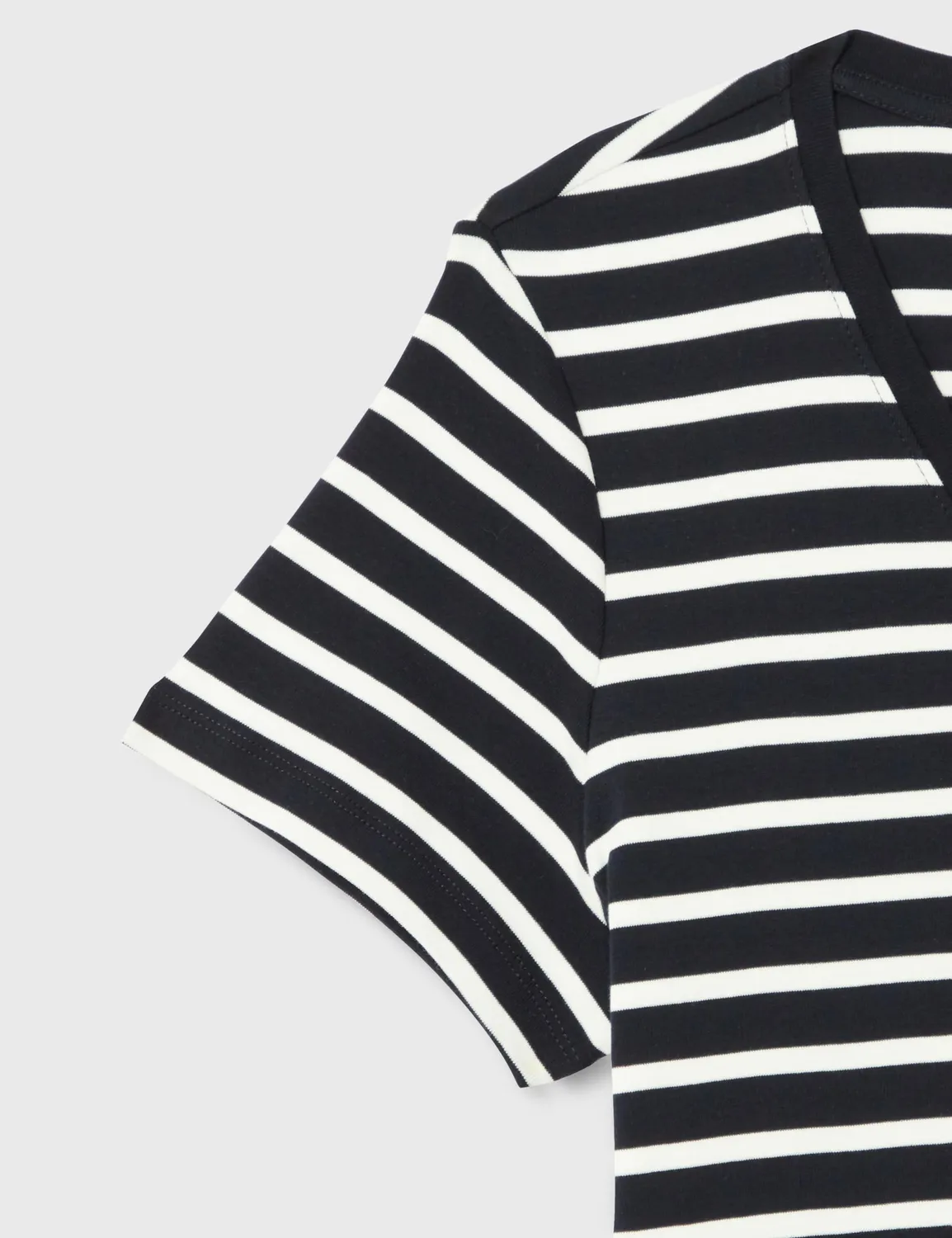 Tommy Hilfiger Cody t-shirt donna scollo V slim nera cotone