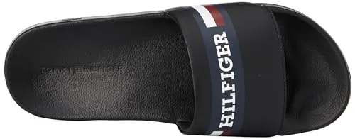 Tommy Hilfiger Corporate Pool Slide FM0FM04911 Ciabatta Uomo Nero