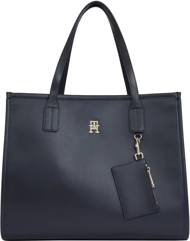 Tommy Hilfiger Tote pelle sintetica borsa donna blu onesize
