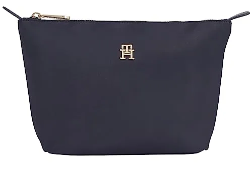 Tommy Hilfiger Poppy beauty case donna nero sostenibile