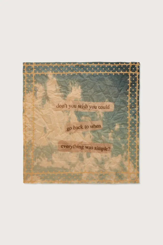 Massimo Alba Hanky1 fazzoletto Zucca cotone 45x45