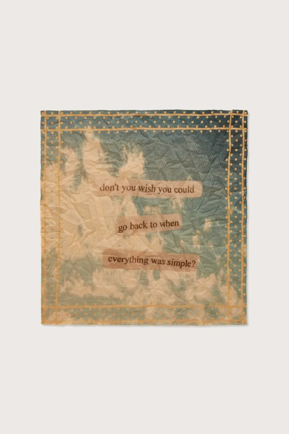Massimo Alba Hanky1 fazzoletto Zucca cotone 45x45