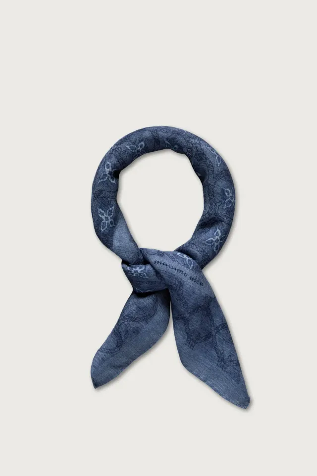 Massimo Alba Bandana foulard river cashmere seta