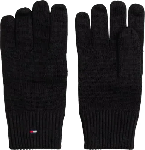Tommy Hilfiger AM0AM14585 set berretto e guanti nero uomo