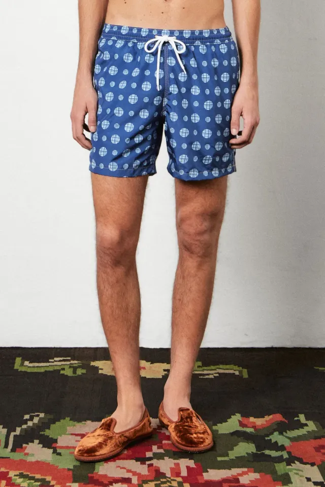 Massimo Alba Kite costume uomo blue massaua poliestere