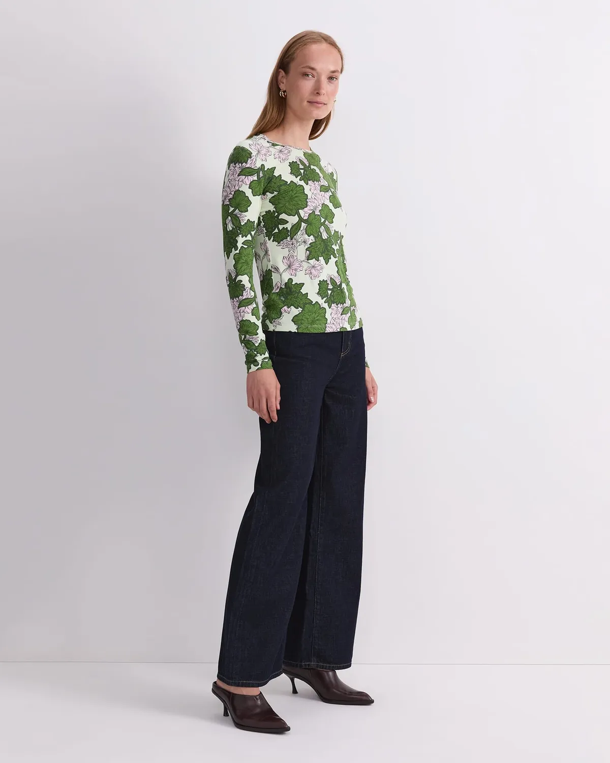 Sportscraft Fleur 120753 maglia floreale maniche lunghe