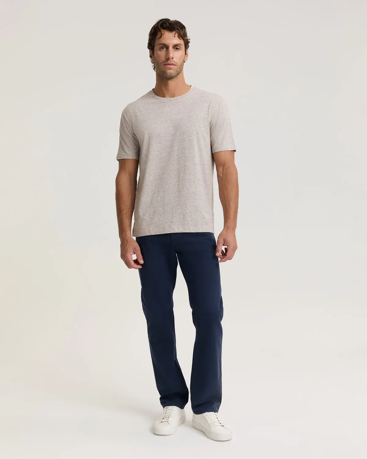 Sportscraft Supersoft Melange Tee maglietta cotone spazzolato