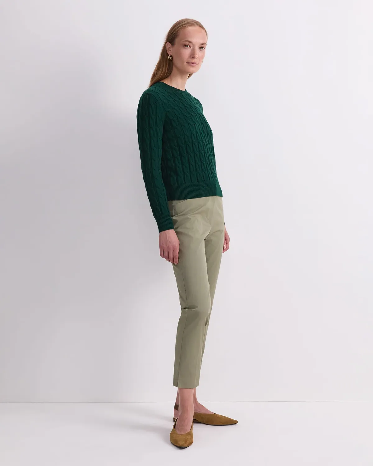 Sportscraft Merino Cable Sweater maglione lana merino trecce