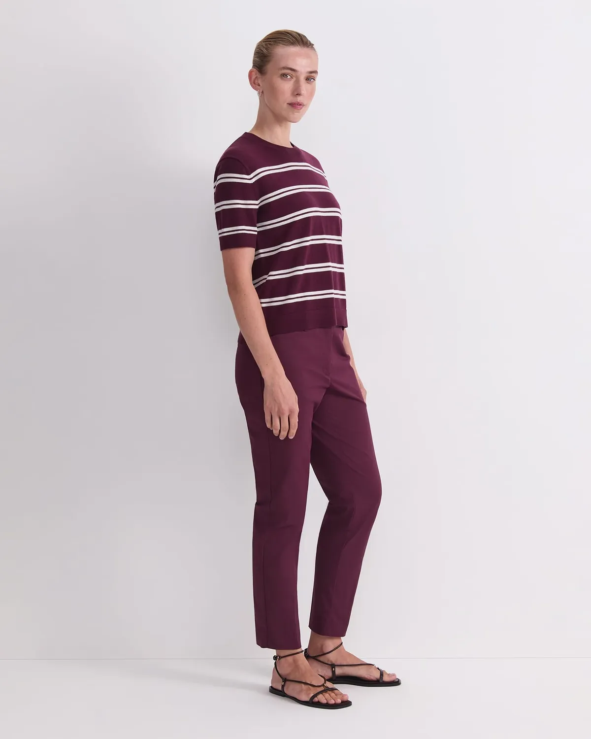Sportscraft Francis t-shirt merino extrafine scollo rotondo