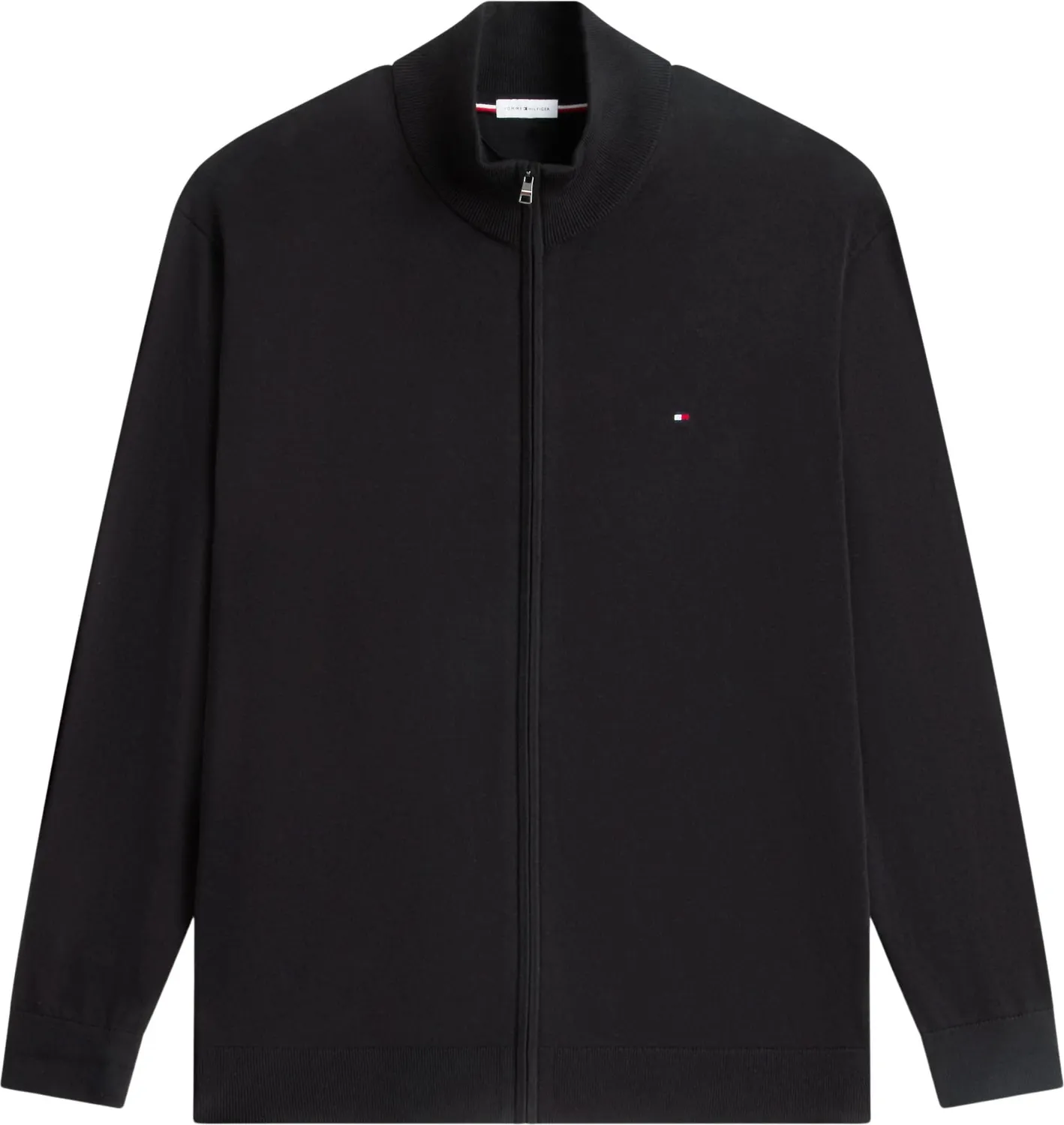 Tommy Hilfiger BT-Essential Cotton MW0MW39109 maglione zip nero XXL