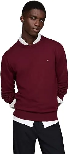 Tommy Hilfiger Crew Neck Regular maglione rosso S uomo