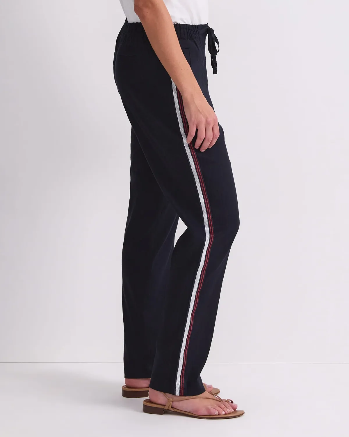 Sportscraft Rosa Side Stripe Linen pantalone lino donna