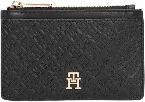 Tommy Hilfiger Icon porta carte donna nero con portamonete