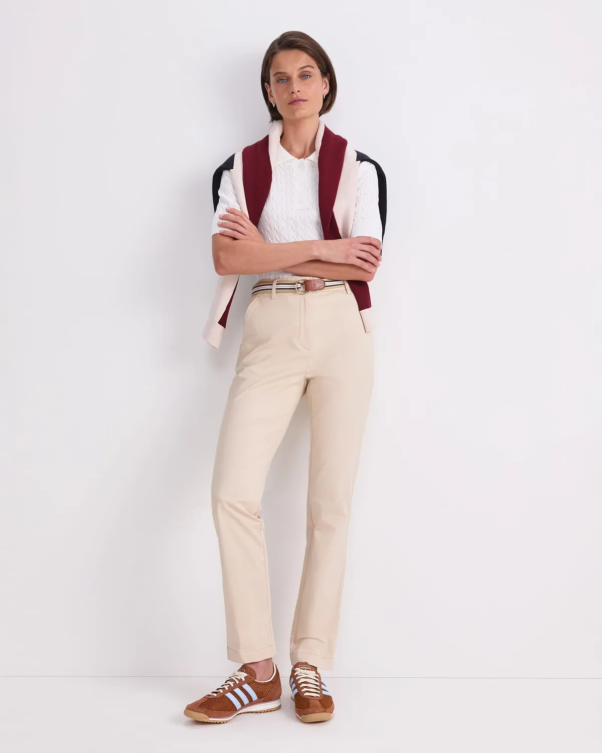 Sportscraft Laura 119284G1 chino donna dritto stretch spazzolato
