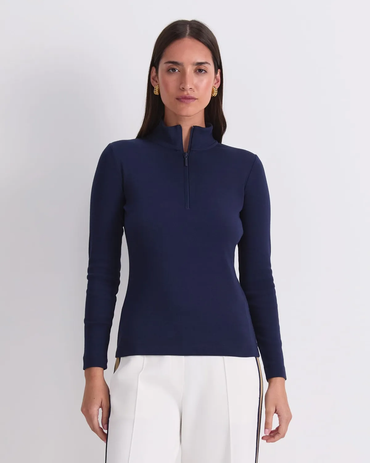 Sportscraft Lucy 120694 maglia zip XXS-XXL cotone elasticizzato