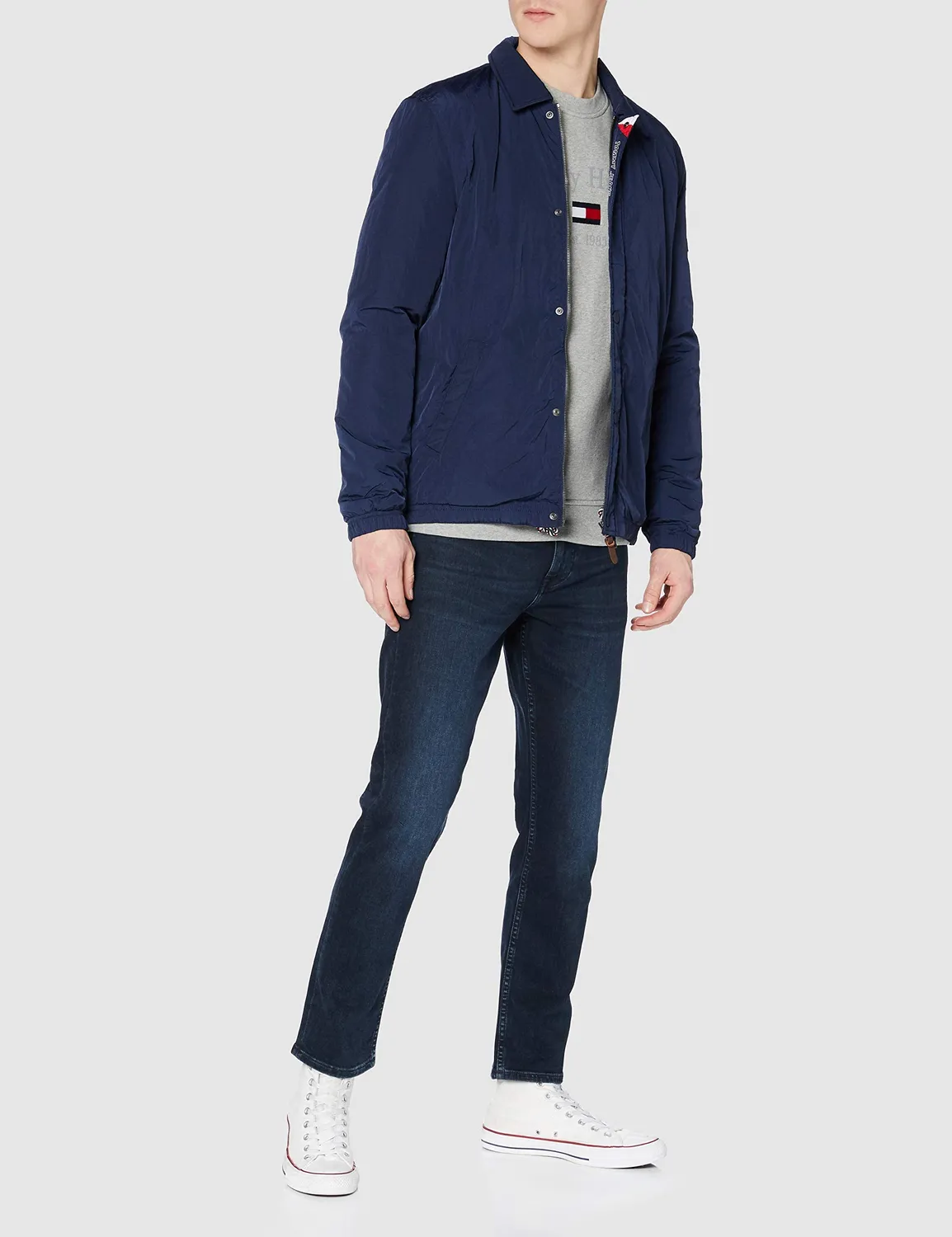Tommy Hilfiger Bleecker MW0MW15593 jeans uomo slim blu