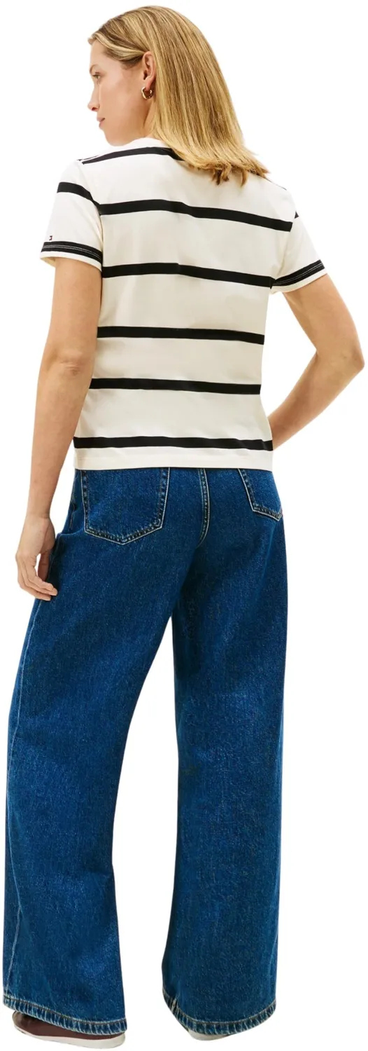 Tommy Hilfiger TH Script Ww0ww47809 Maglietta Donna L
