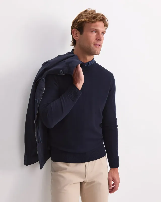 Sportscraft Merino Crew Neck maglione uomo lana merino