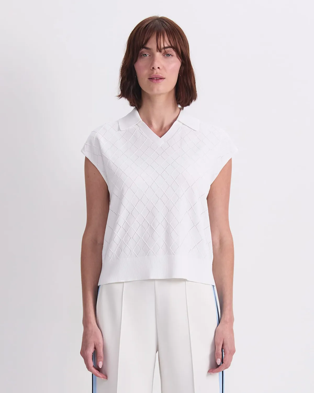 Sportscraft Maxine Milano maglione rombi scollo V