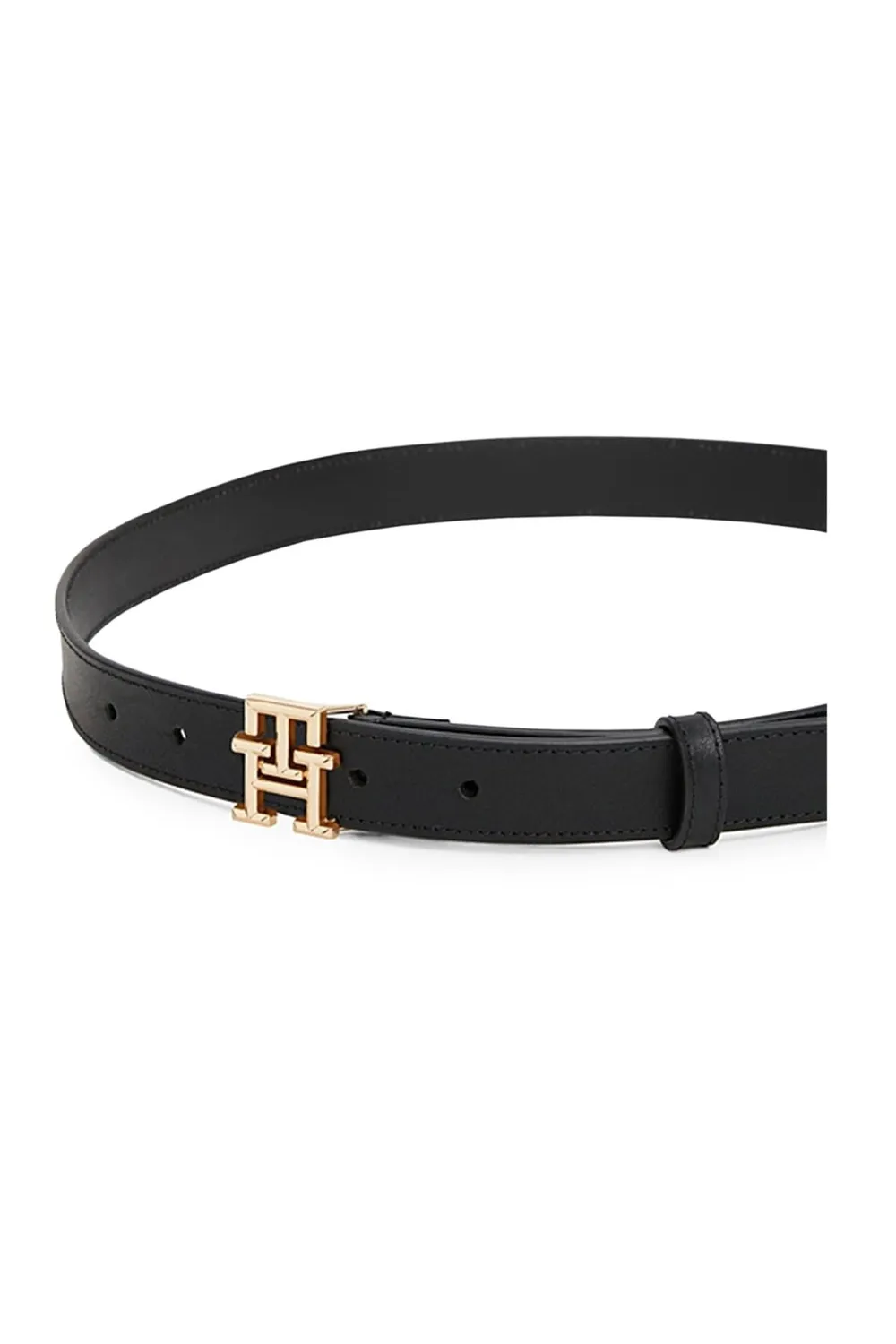 Tommy Hilfiger Logo 2,5 cm Cintura Pelle Donna Taglia 75