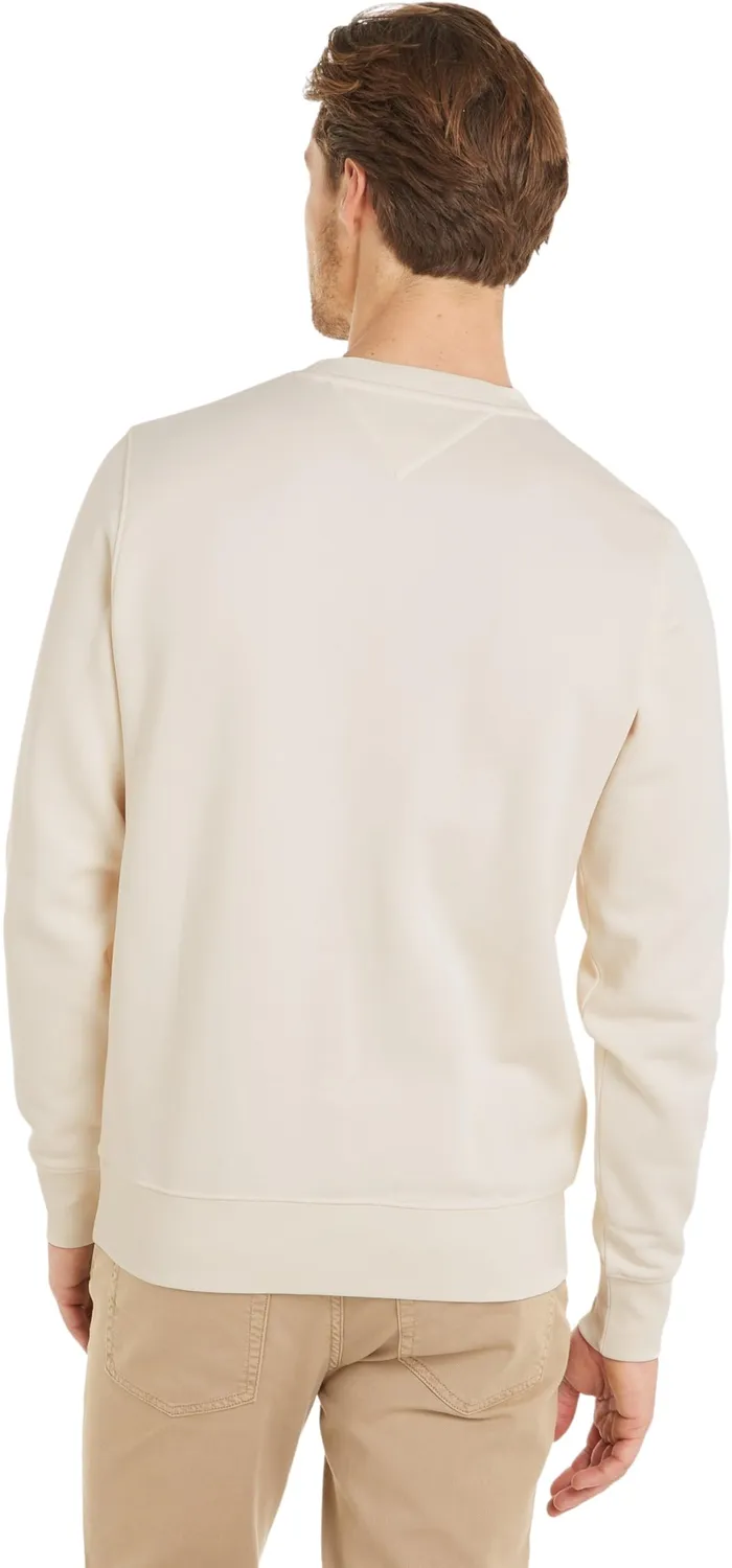 Tommy Hilfiger felpa uomo senza cappuccio beige XS