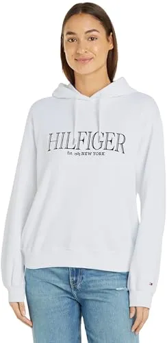 Tommy Hilfiger felpa donna taglia L tinta unita