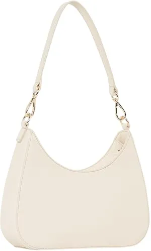 Tommy Hilfiger Logotape borsa a spalla beige Sugarcane zip