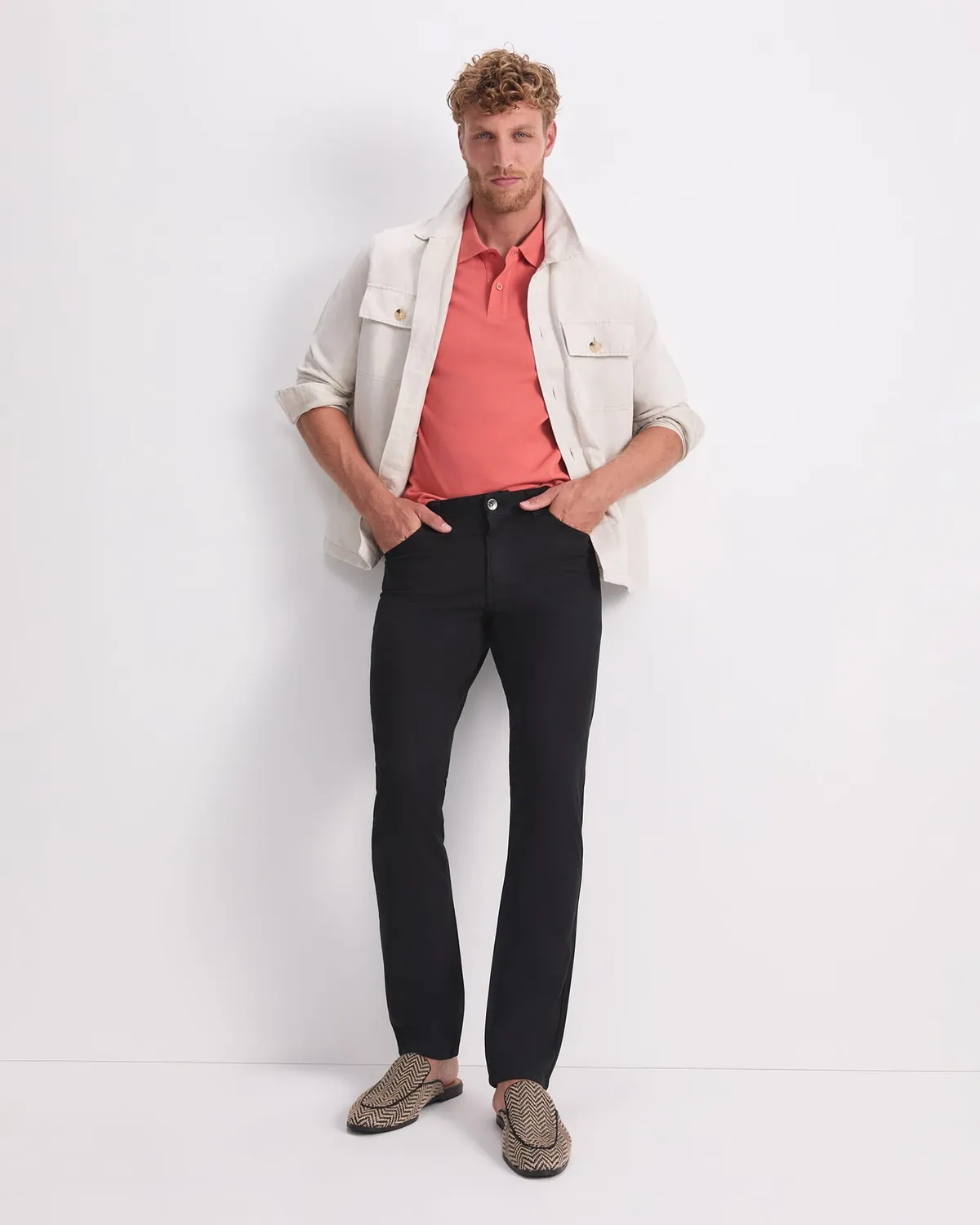 Sportscraft Tapered Bedford Jean jeans uomo elasticizzati
