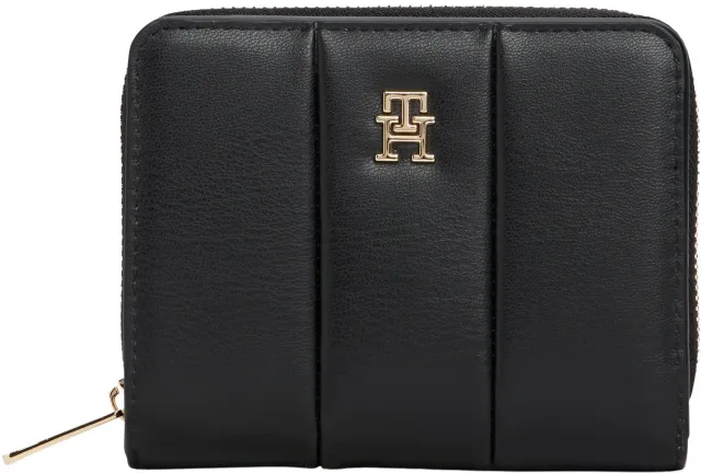 Tommy Hilfiger Icon Med Quilted portafoglio piccolo nero