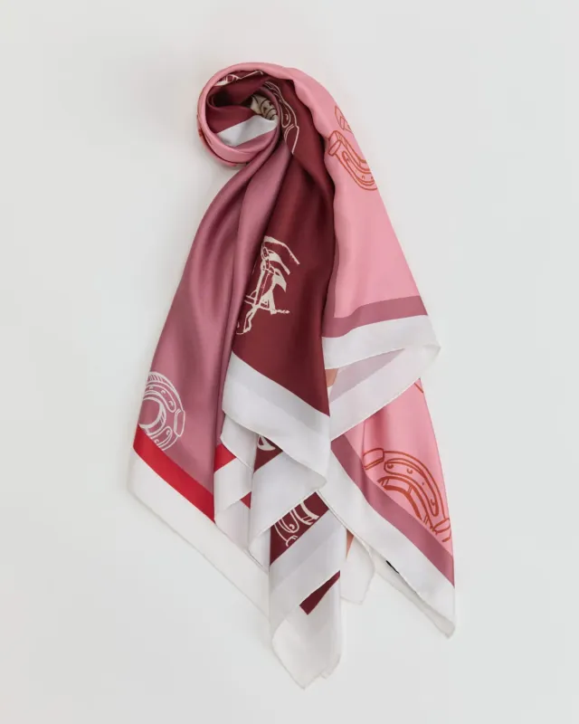 Sportscraft Hannah foulard seta 100x100 stampa equestre