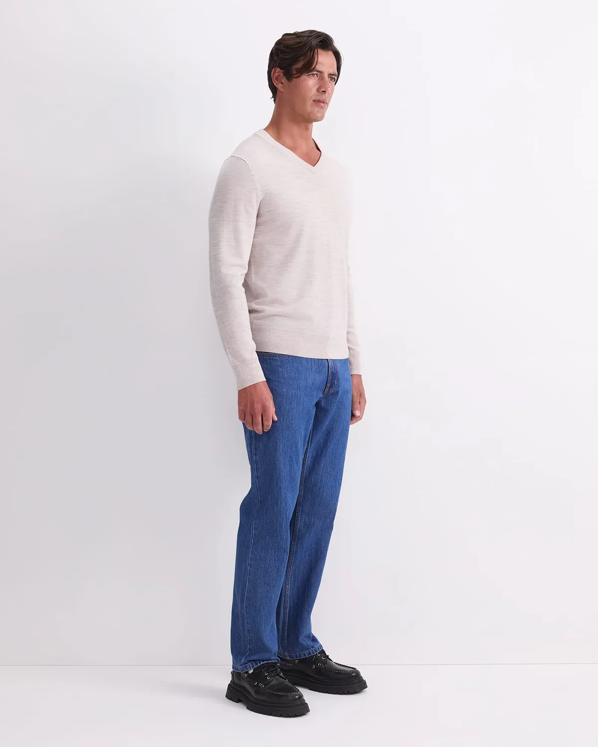 Sportscraft Merino V-Neck 208111 maglione lana scollo V