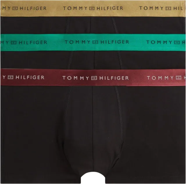Tommy Hilfiger UM0UM03964 trunk uomo 3 pezzi nero oro taglia L