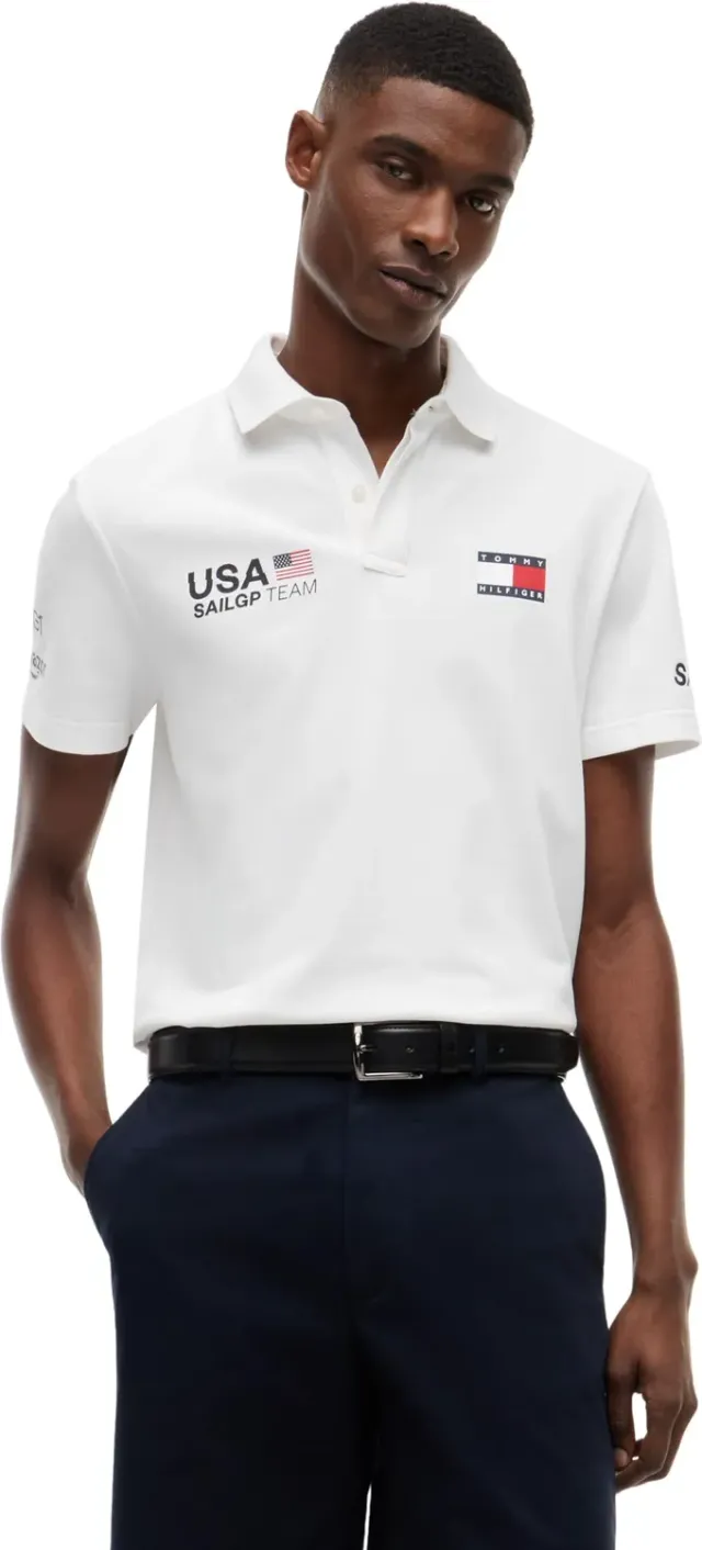 Tommy Hilfiger SailGP MW0MW44689 polo uomo manica corta