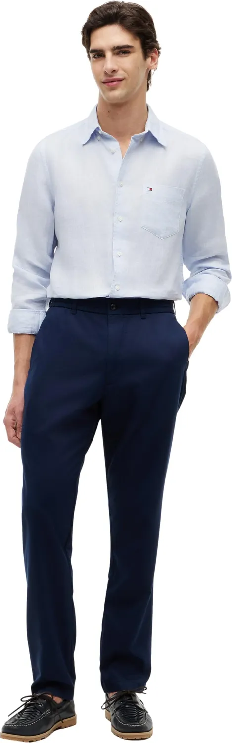 Tommy Hilfiger chino pantaloni uomo cotone vestibilità classica
