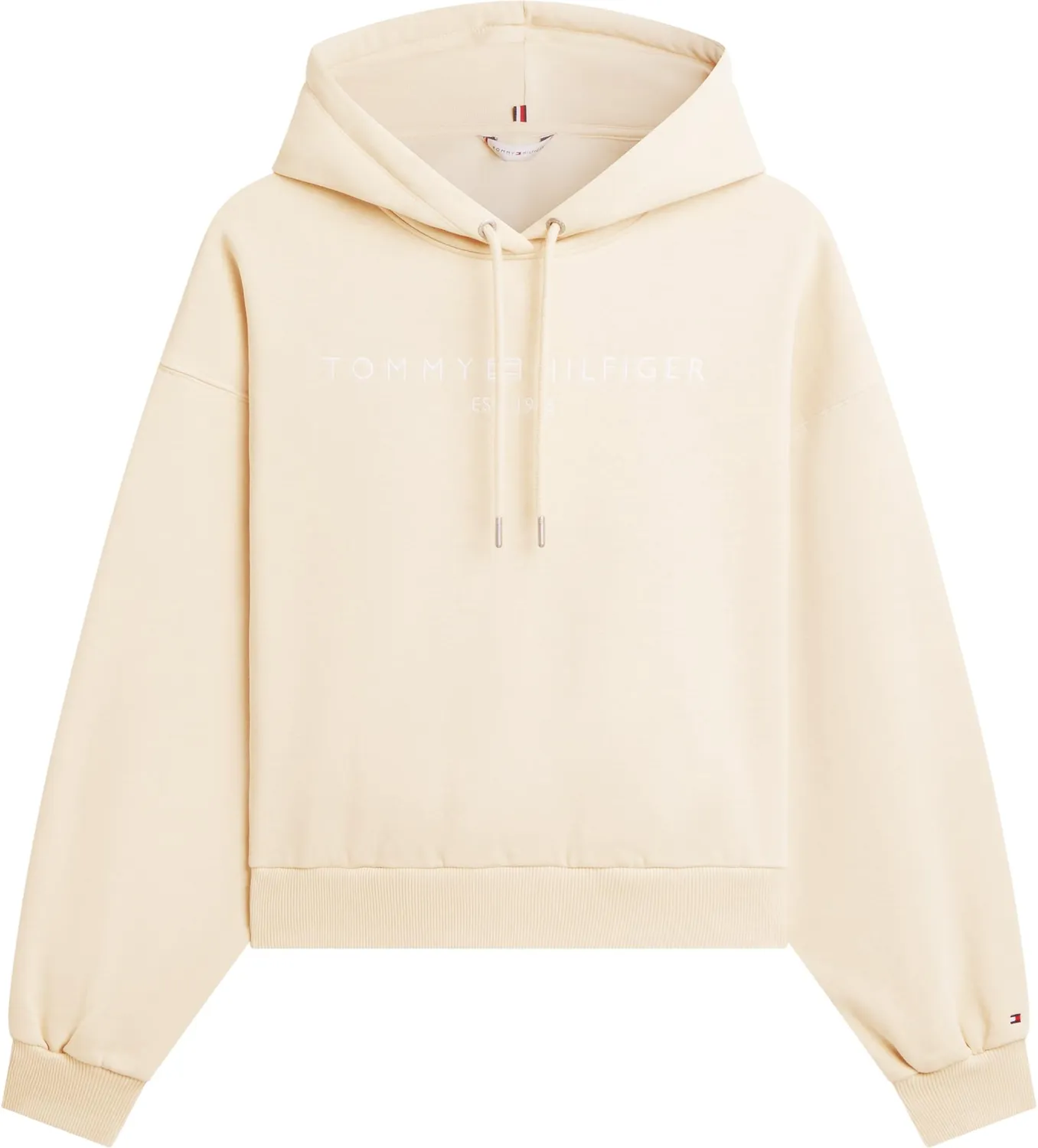 Tommy Hilfiger Corp Logo WW0WW47832 felpa donna XS cappuccio