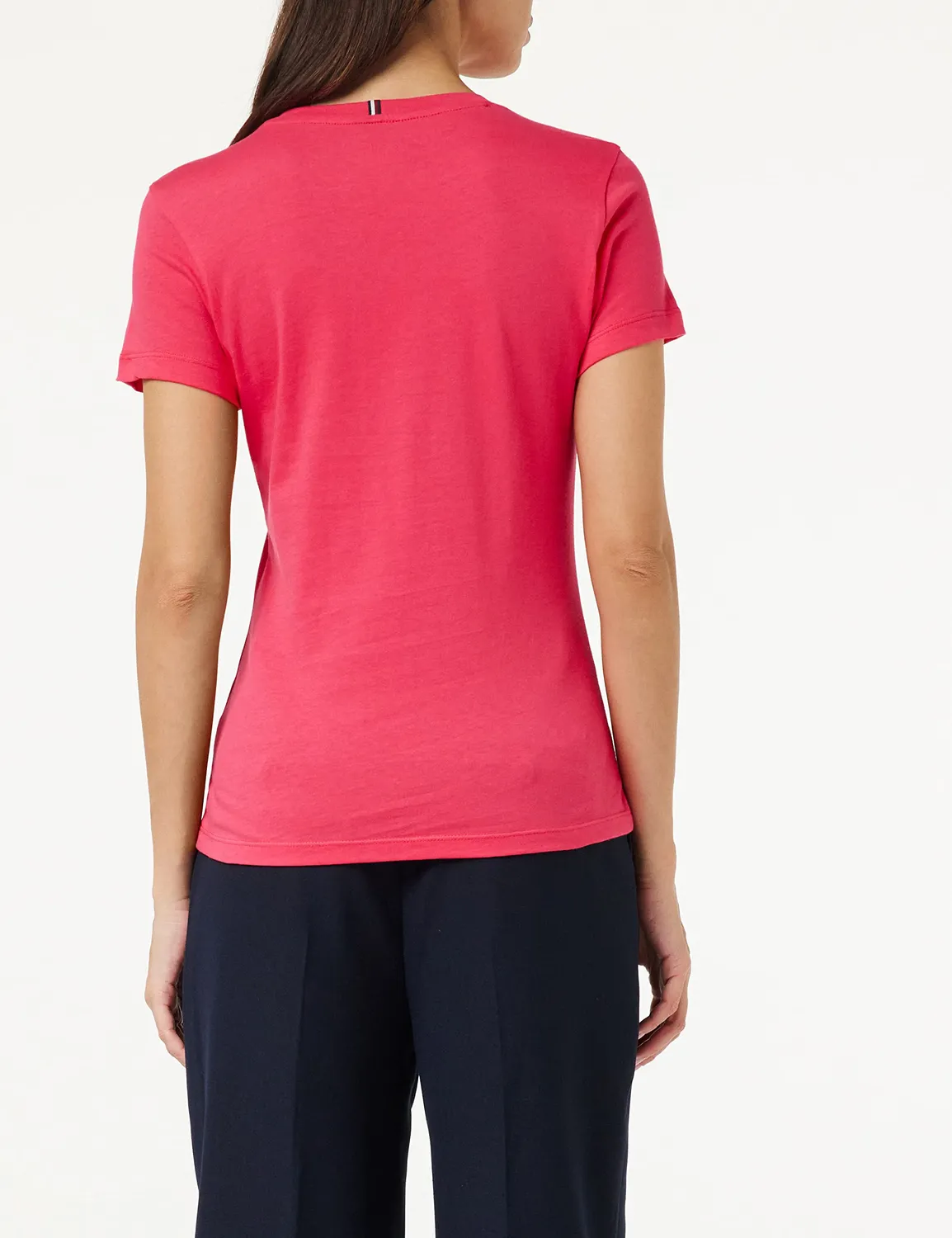 Tommy Hilfiger New Crew Neck Tee Slim t-shirt rosa XXL