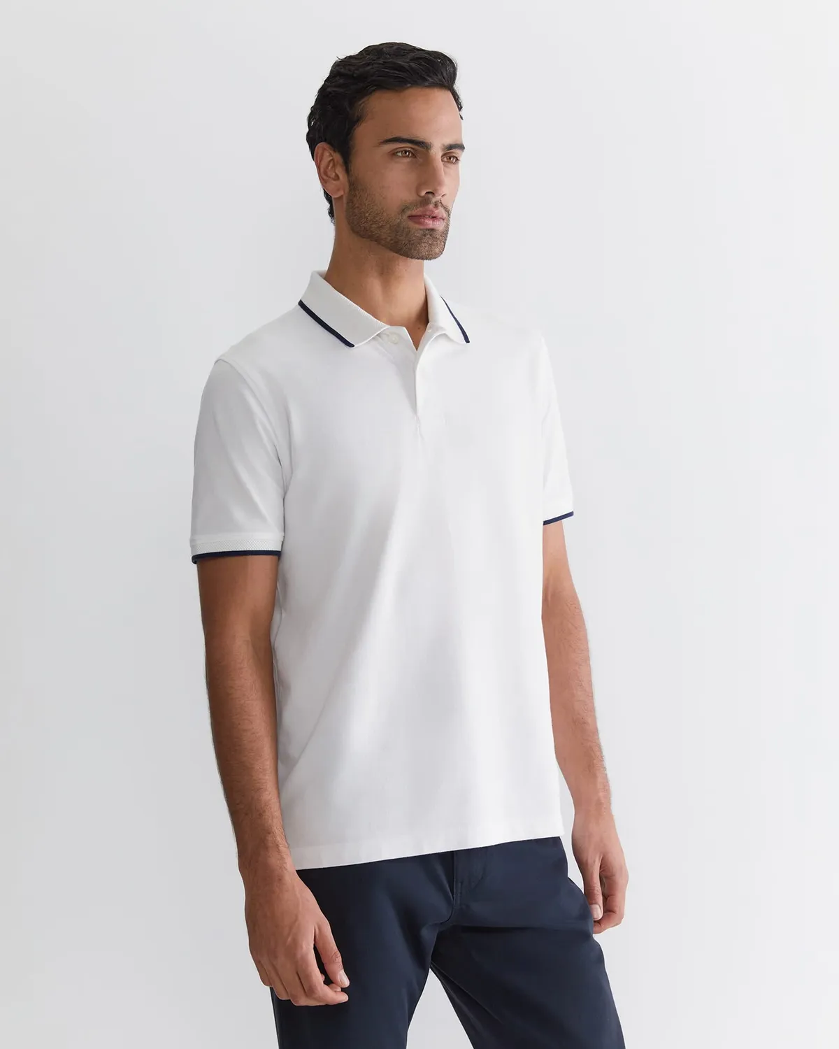 Sportscraft SC Tipped Pique Polo polo cotone piqué